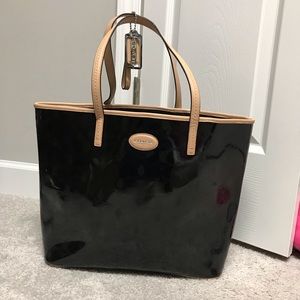 Coach Park Metro Black Tote F31944